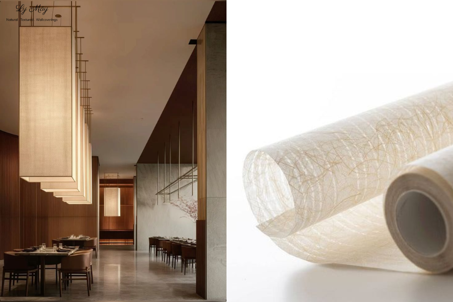 Giấy shoji được làm chủ yếu từ các loại cây tự nhiên