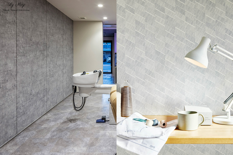 Giấy dán tường thiết kế tinh tế, màu sắc dễ ứng dụng 