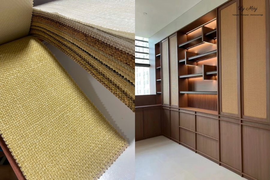 Ly Mây cung cấp vải dán tường nội thất chất lượng