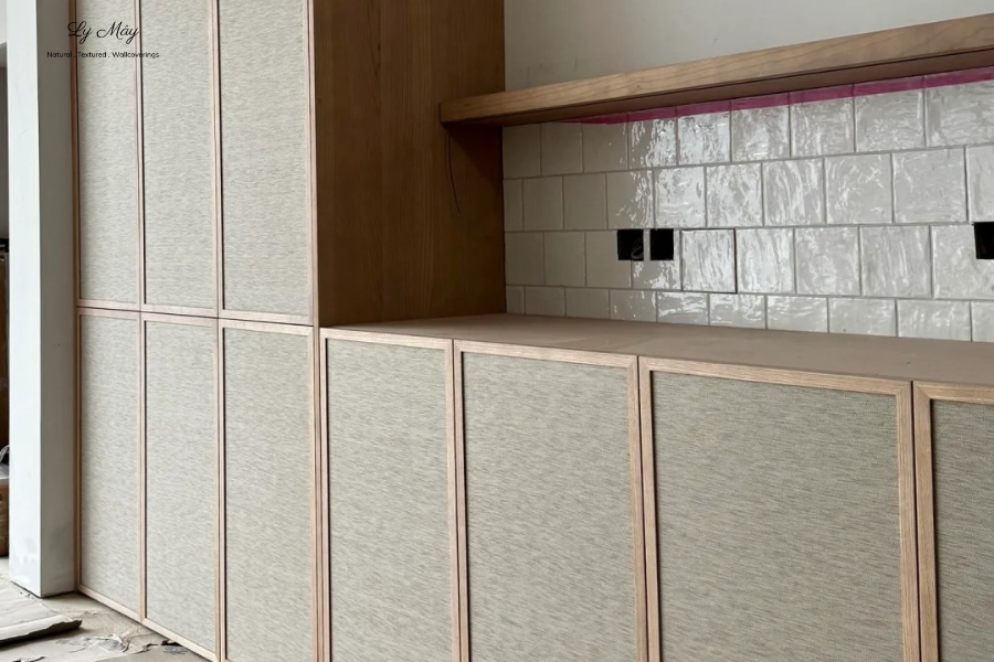 Ứng dụng trong cánh tủ bếp hiện đại